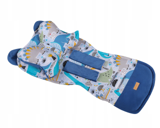 Univerzálna vložka do kočíka s vankúšikom pre chlapcov, modrá myBABY